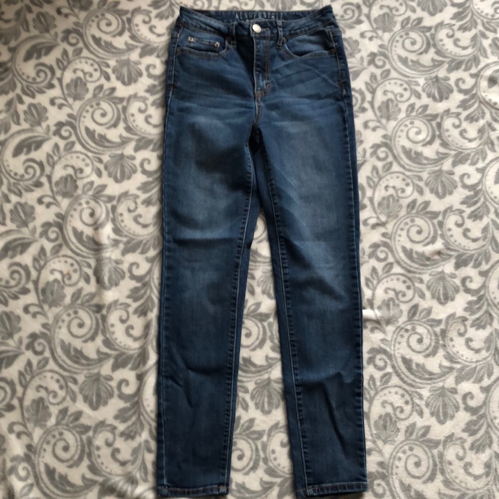 High waisted jeggings